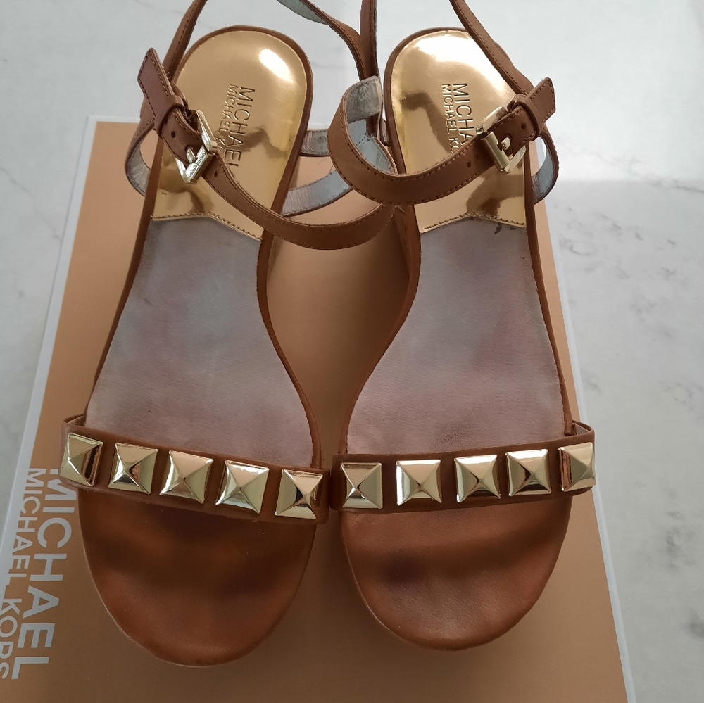 Michael Kors cork platform
